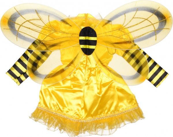 Костюм дитячий карнавальний КАРНАВАЛІЯ Бджілка дівчинка 3-5 років р.110 жовтий 