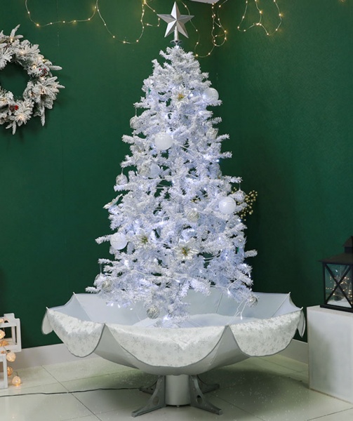 Сувенир новогодний елка с основанием которая снежит 115х190 см U170-FSS 