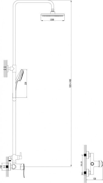 Душова система Imprese Nova Vlna T-15135
