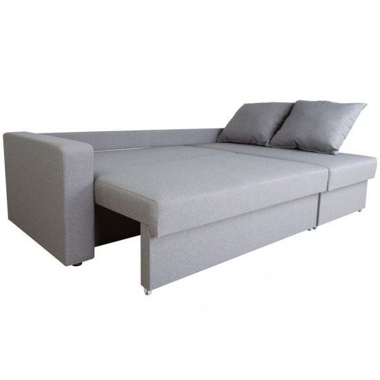 Диван угловой SOFYNO Балтика правый серый 2300x1550x730 мм