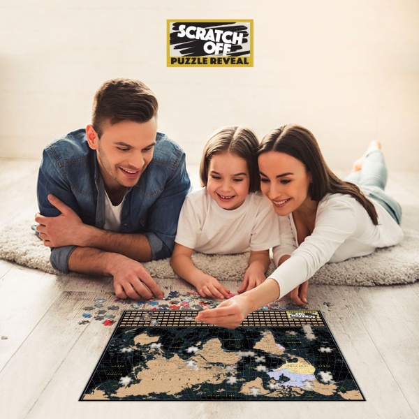 3D-пазл PRIME 3D 62010 Карта світу 1000 деталей