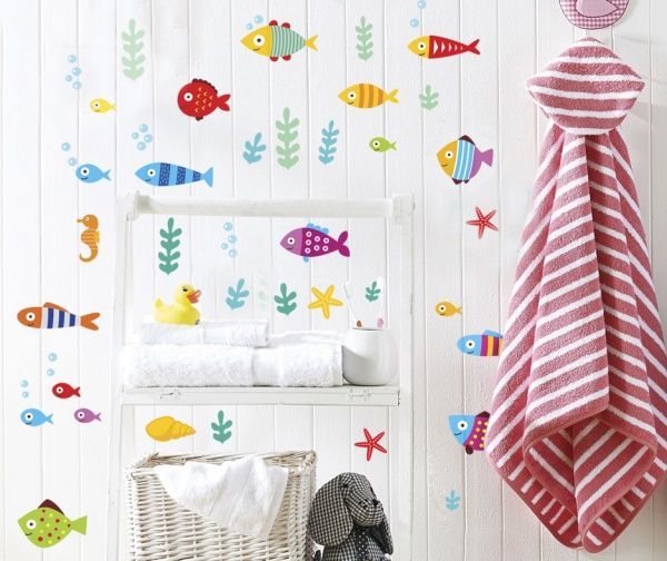 Декоративная наклейка Design stickers Рыбы 29,7x42 см