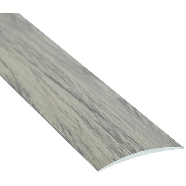 Порожек алюминиевый декорированный Braz Line гладкий с отверстиями 40x2700 мм дуб испанский 