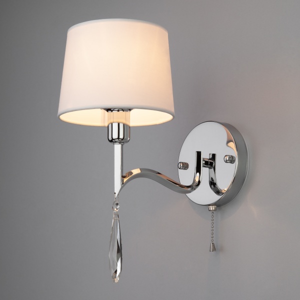 Бра Strotskis Madera 1x40 Вт E14 хром 10127/1 (хром) 