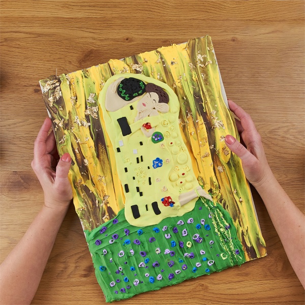 Набір для створення об'ємної картини Поцілунок 30х40 см 10006 OKTO 