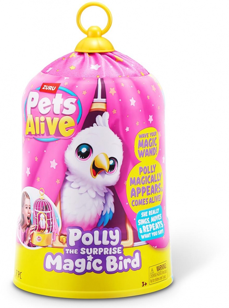 Інтерактивний ігровий набір Pets & Robo Alive Чарівна пташка Поллі 9561