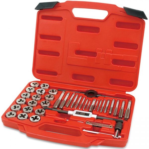 Набір мітчиків та плашок Toptul М3 - М12 40 шт. JGAI4001