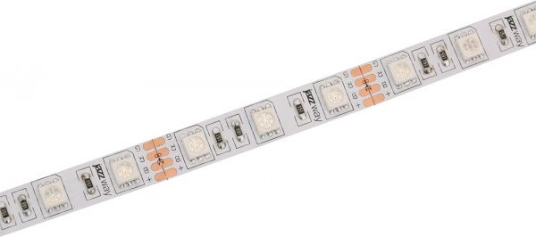 Лента светодиодная Jazzway 5050/60-SMD 14,4 Вт IP20 12 В разноцветный (RGB) 1001955 