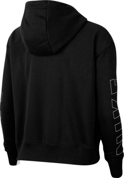 Джемпер Nike W NSW AIR HOODIE FZ FLC BB CJ3041-010 р. S чорний