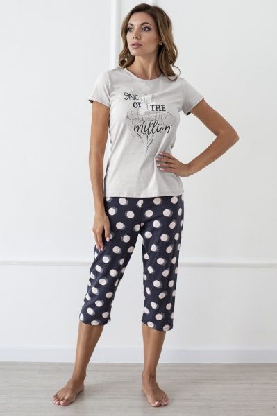 Пижама женская Roksana Vetch 782/16010 р. М серый 