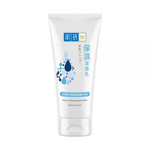Крем-пінка для вмивання HADA LABO Hydra & Whitening Face Wash зволожувальна з супергіалуроновою кислотою 100 мл