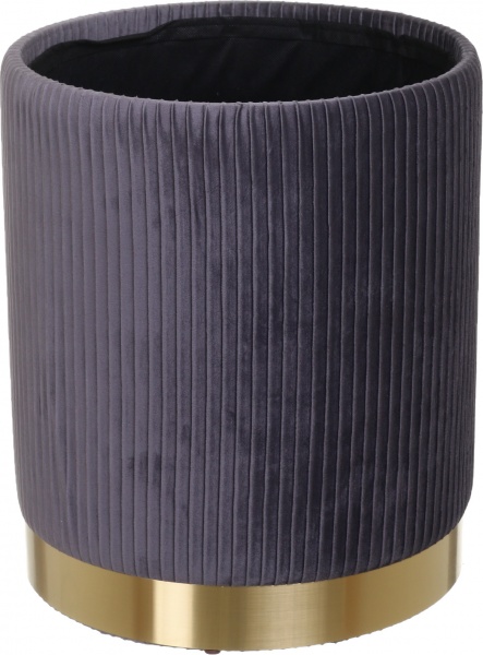 Сундук-пуф Francis темно-серый 36х36х44 см 