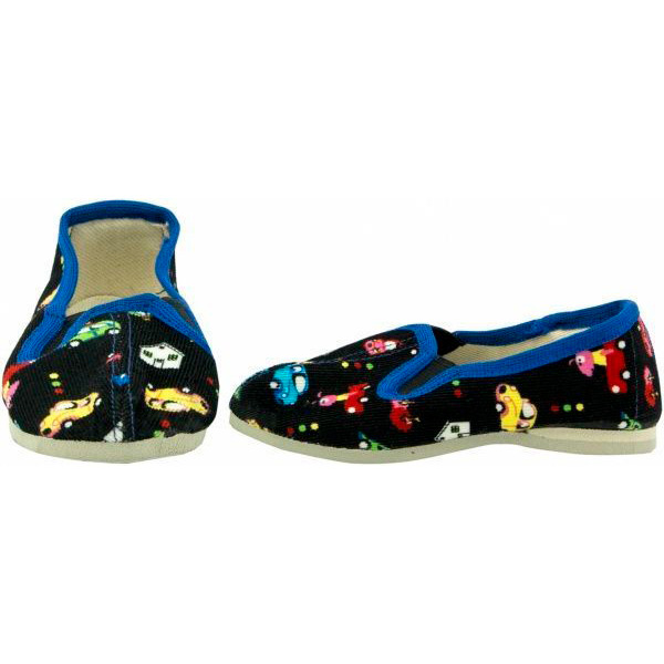 Тапочки для мальчиков Экотапок Резинка черные с супинатором 1025 р.22