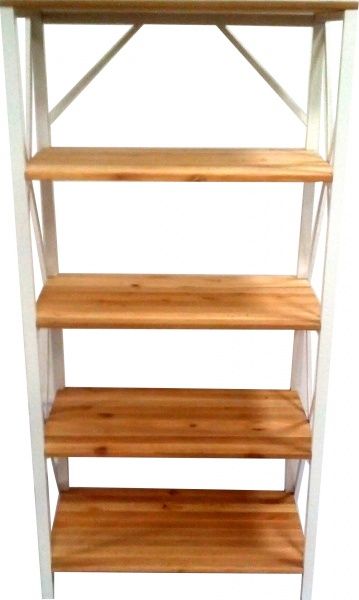 Этажерка LEVOR Wood Лофт на 5 полок 1520x750x400 мм белый