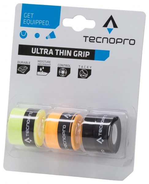 Гріп TECNOPRO Ultra Thin універсальний жовтий помаранчевий чорний 100344-181 