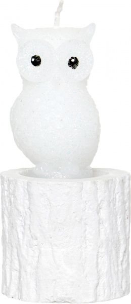 Свічка Сова на пеньку 911086