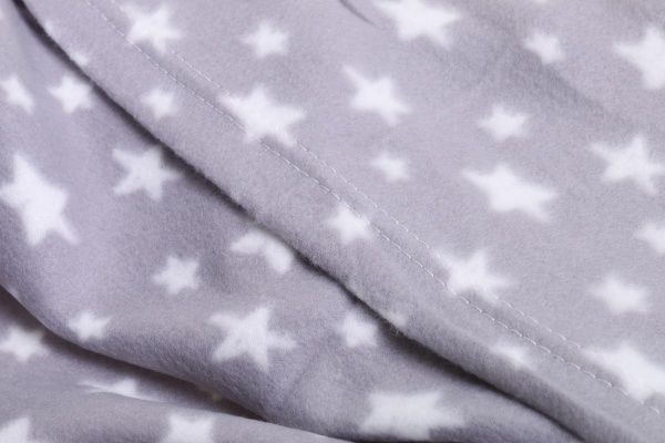 Плед LT зірки 150x180 см сірий UP! (Underprice) 