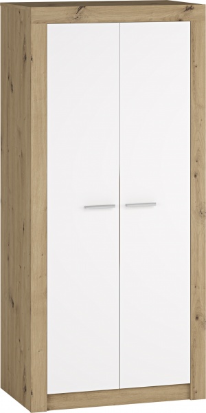 Шафа Грейд Марлін 900х1940х546 мм білий альба / дуб артізан 