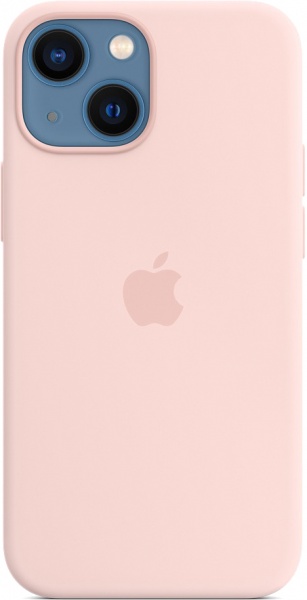 Чохол-накладка Apple Silicone Case with MagSafe для Apple iPhone 13 mini chalk pink (MM203ZE/A)