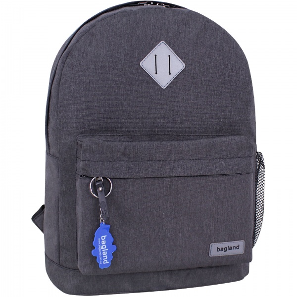 Рюкзак молодіжний Bagland 17 л темно-сірий меланж (533692)