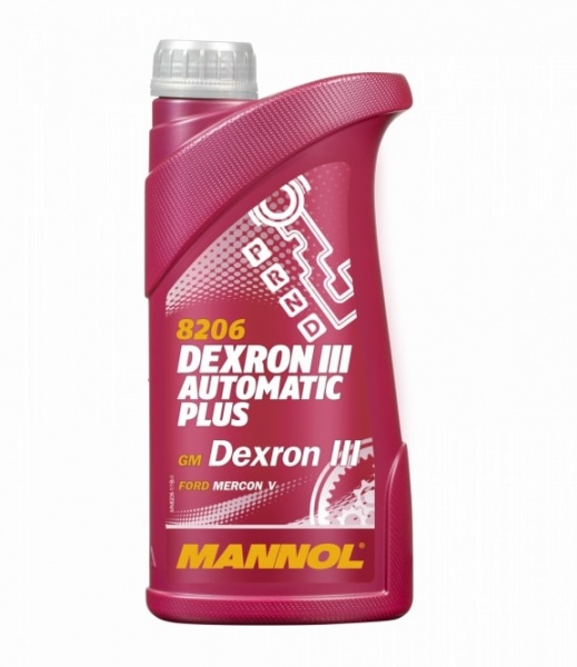 Масло трансмиссионное Mannol ATF Dexron lll MN8206 DEX III 1 л (17486)