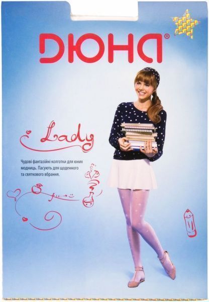Колготки детские Duna 154 (22130171) р.152-158 белый 