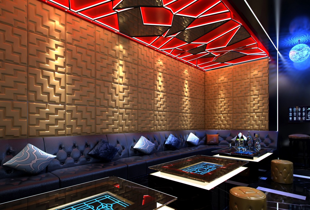 Декоративна панель 3D. STAIRS 500x500 мм