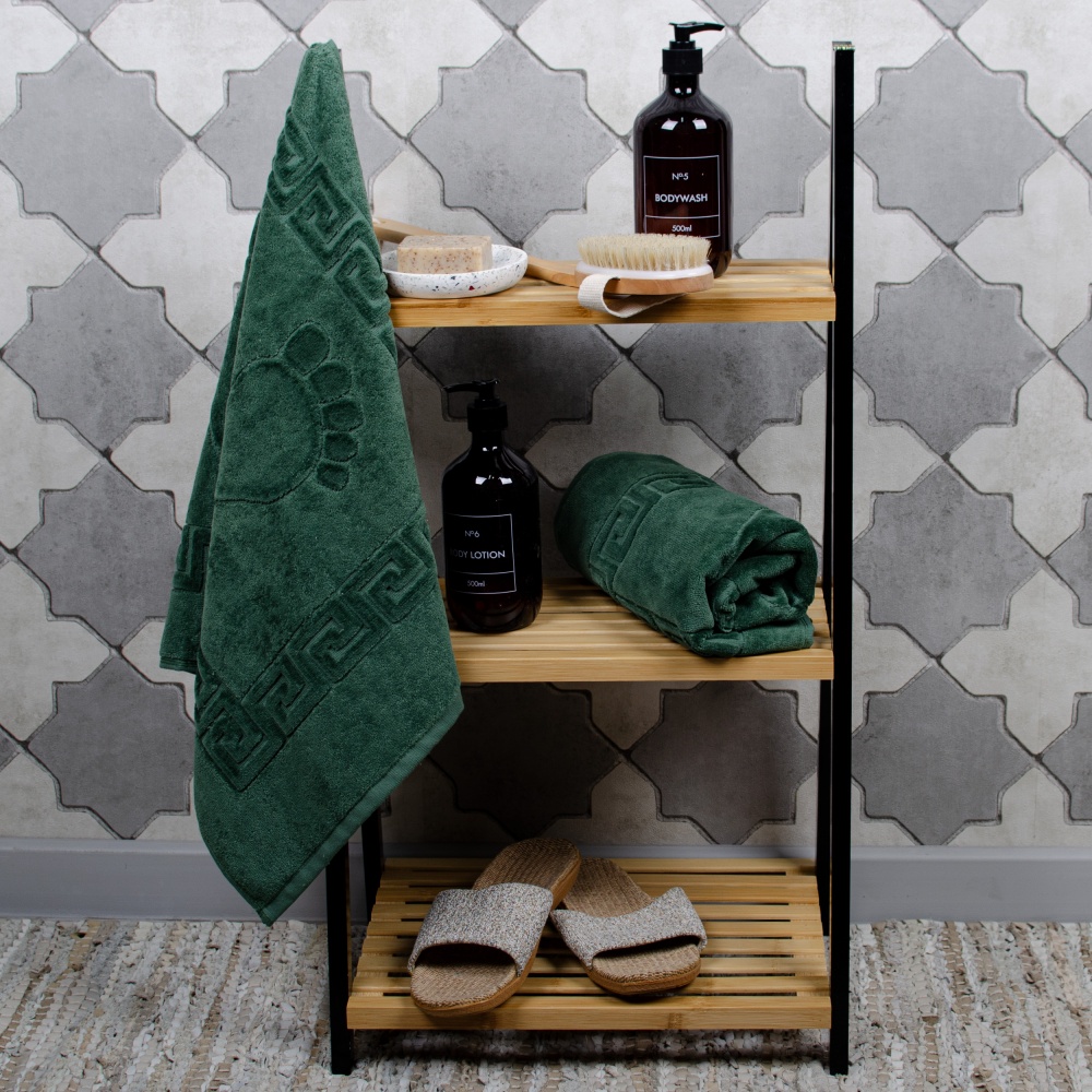 Коврик махровый для ног TABBY 50x70 см изумрудный La Nuit