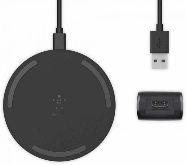 Бездротовий зарядний пристрій Belkin Pad Wireless Charging Qi, 10W, no PSU