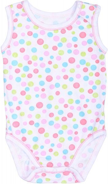 Боди для девочки Фламинго 44 160-127 р.74 белый с рисунком 