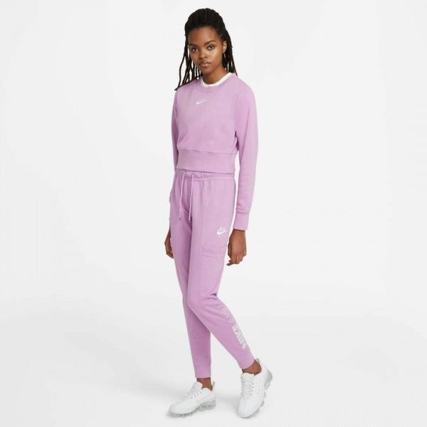 Брюки Nike W NSW AIR PANT FLC MR CZ8626-591 р. L сиреневый