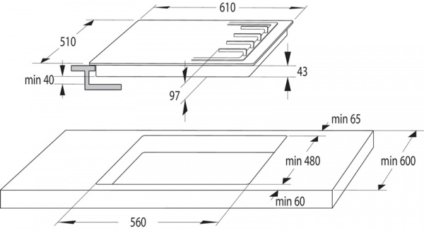 Варочная поверхность GTW641KB