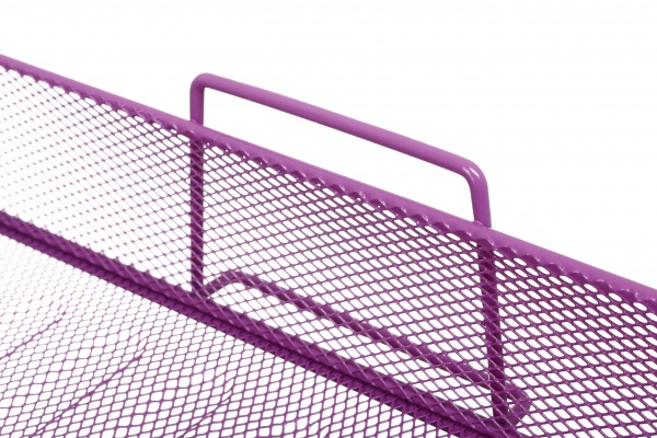 Лоток для паперів горизонтальний метал 26,5х33,5х7,8 см фіолетовий Nota Bene