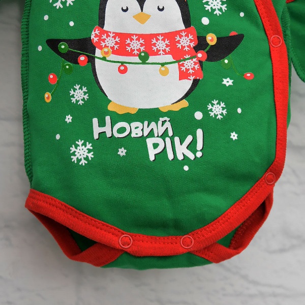 Боди унисекс Blanka Мой Первый Новый год р.74 зеленый 110101 