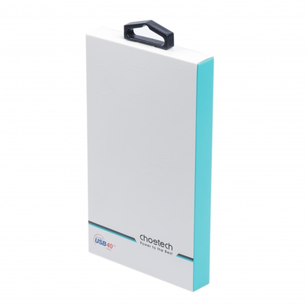 Кабель Choetech XCC-1028-BK, USB4 (40Gbps) Power Delivery 100 Вт, 8K@60Hz 0,8 м black (XCC-1028-BK) 