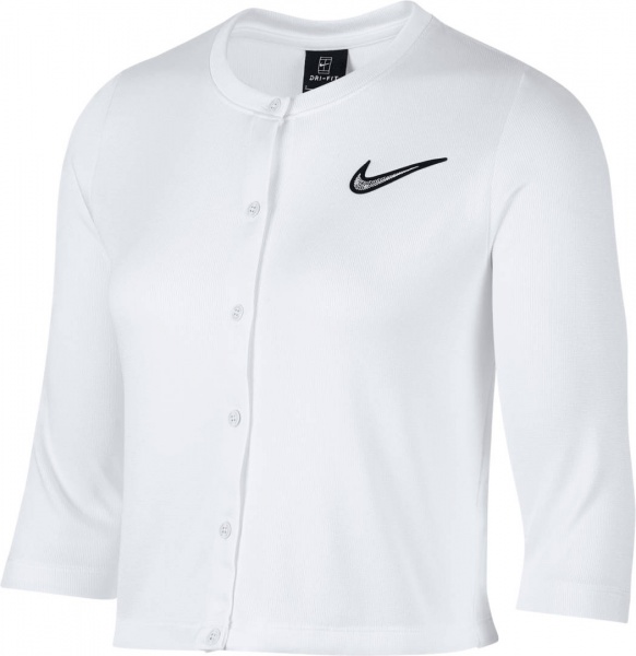 Футболка Nike W NKCT CARDIGAN LN AT5142-100 р.S білий
