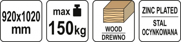 Козлы YATO раскладные для распиловки деревянных бревен YT-79925