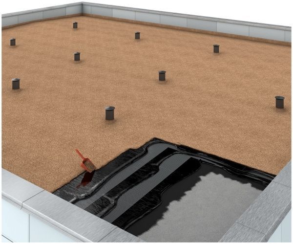 Мастика бітумно-гумова TECHNONICOL Aquamast для покрівлі 10 л