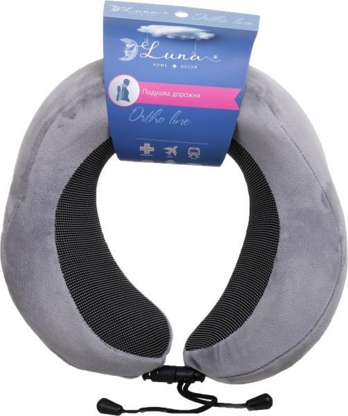 Подушка Сіра 27x26 см Luna