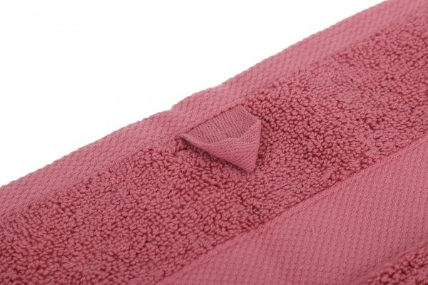 Рушник махровий з бордюром 50x90 см рожевий La Nuit 