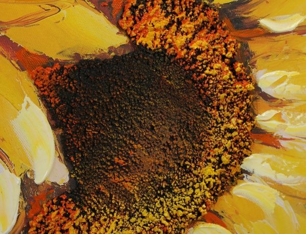 Картина Подсолнухи 80x80 см H1482A 