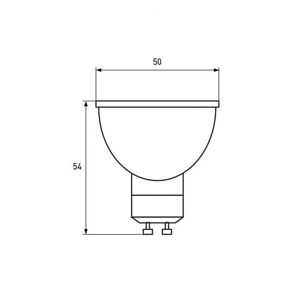 Лампа світлодіодна Eurolamp 3 шт./уп. 7 Вт MR16 матова GU10 220 В 4000 К MLP-LED-SMD-07104(3) 