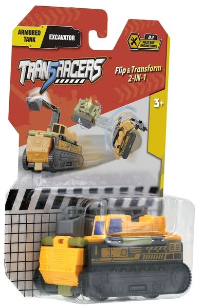 Игрушка-трансформер Transracers 2-в-1 Артиллерийская станция & Экскаватор YW463875C-02