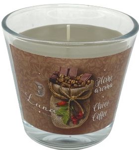 Свеча в стакане Choco Coffee (Кофе с шоколадом ) Luna