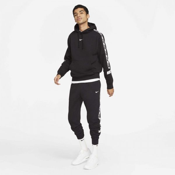 Джемпер Nike M NSW REPEAT FLC PO HOODIE BB DC8304-011 р. XL чорний