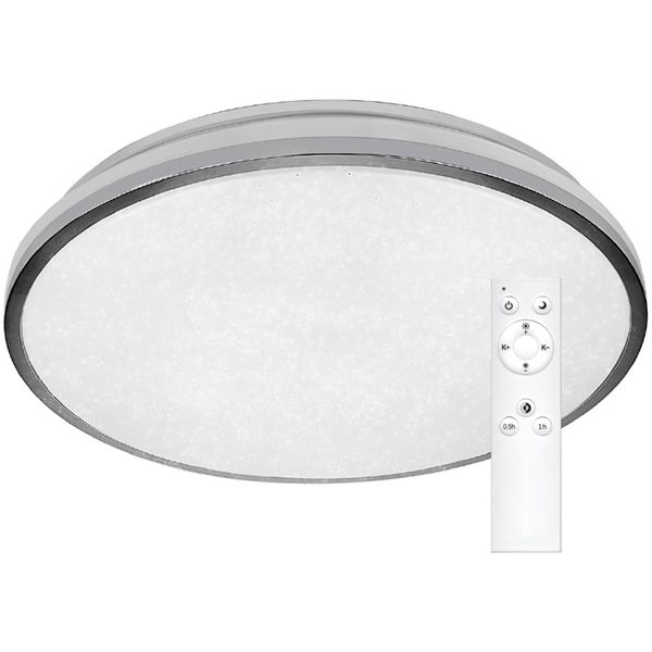 Світильник світлодіодний LightMaster Aura с пультом ДУ 60 Вт білий 2700-6400 К CE1096 