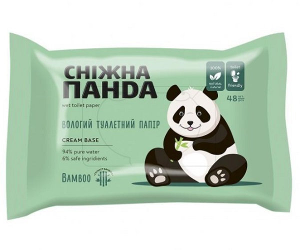Туалетная бумага Сніжна Панда Bamboo 48 шт.
