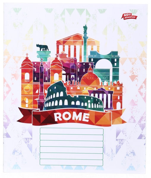 Тетрадь школьная 24 листа в линейку в ассортименте Мечты сбываются