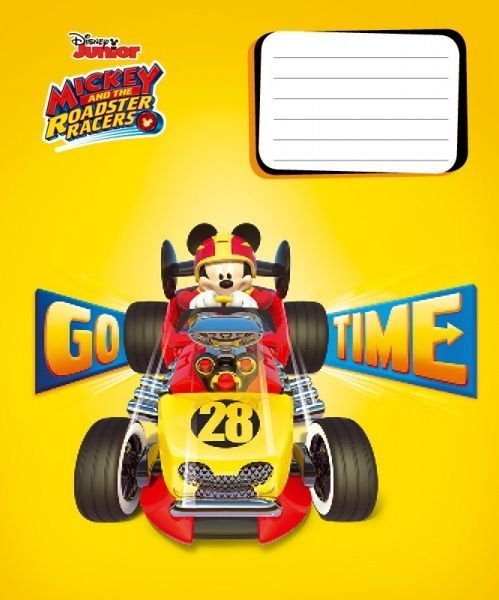 Тетрадь школьная Mickey Mouse 12 листов в линию Мицар+