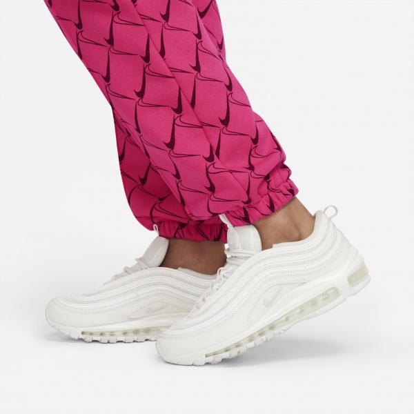Штани Nike W NSW TREND PANT CF AOP SWOOSH DQ4509-612 р. L малиновий